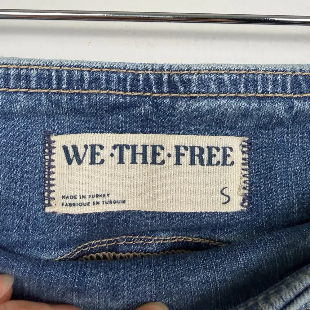 Free People We The Free Split Hem Pull On Jean Small